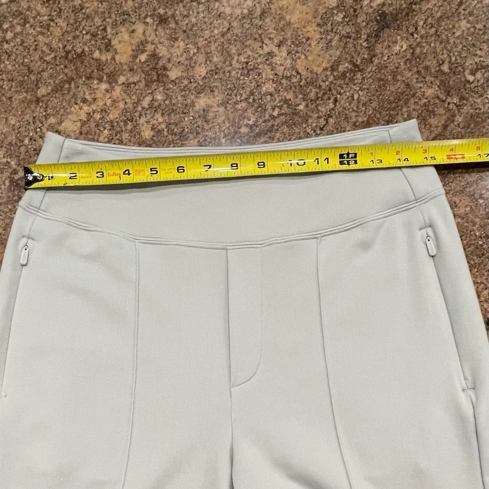 Athleta Light Sage Green Eastbound Wide Leg pants Women's Size 8 - Picture 10 of 13